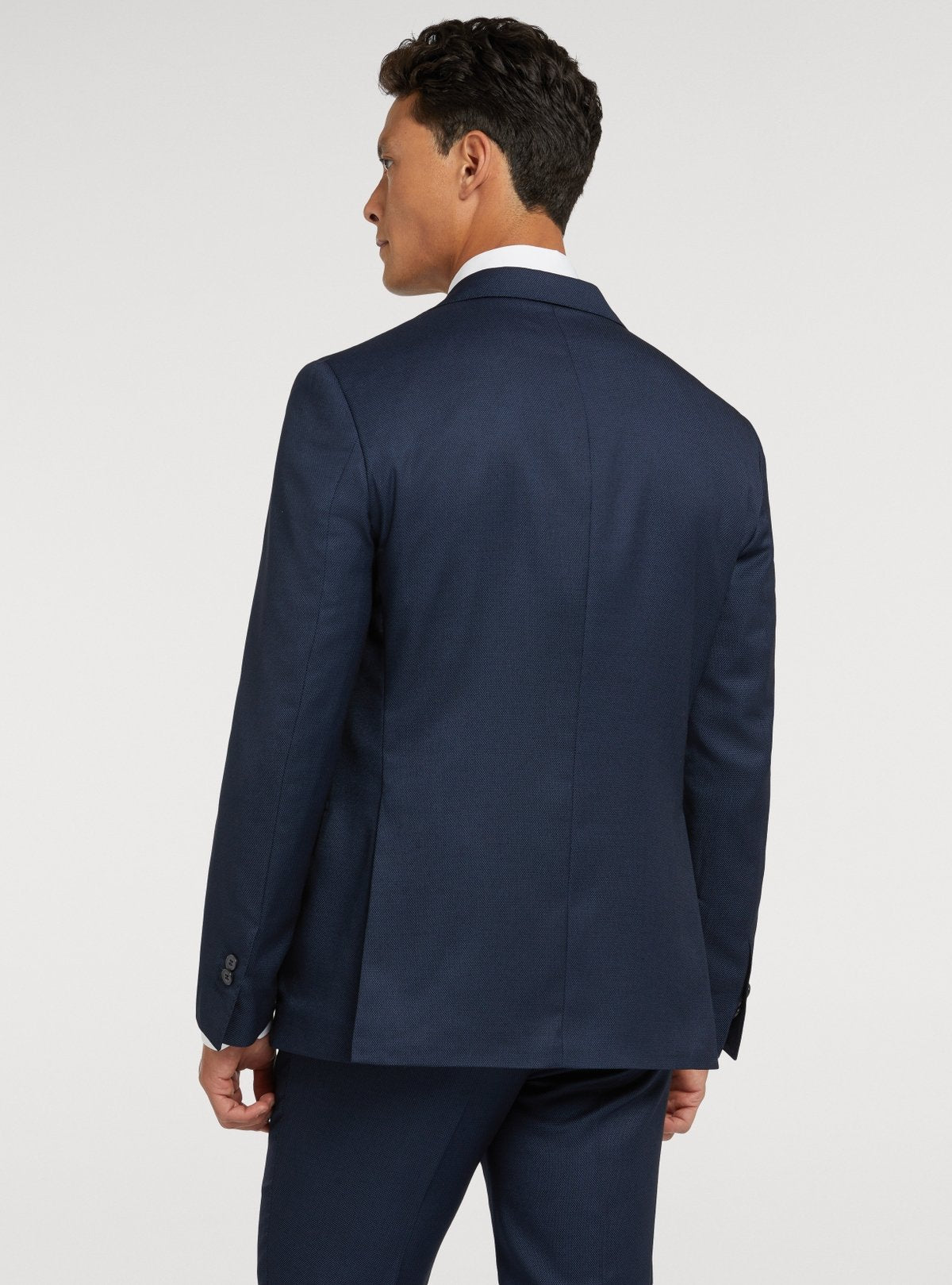 Abito classico blu occhio di pernice