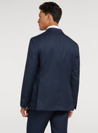 Abito classico blu occhio di pernice