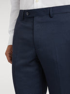 Abito classico blu occhio di pernice
