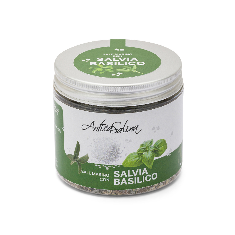 SALE CON SALVIA E BASILICO