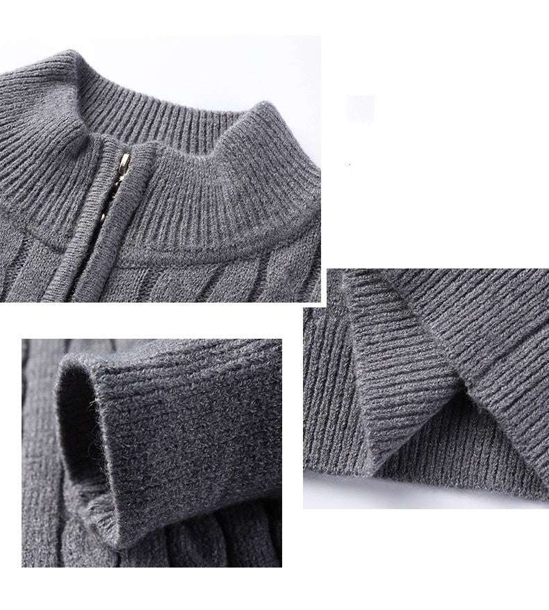 Maglione con Mezza Zip Uomo - Old Money®