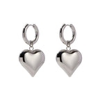 EMMA HEART HOOP EARRING ARR