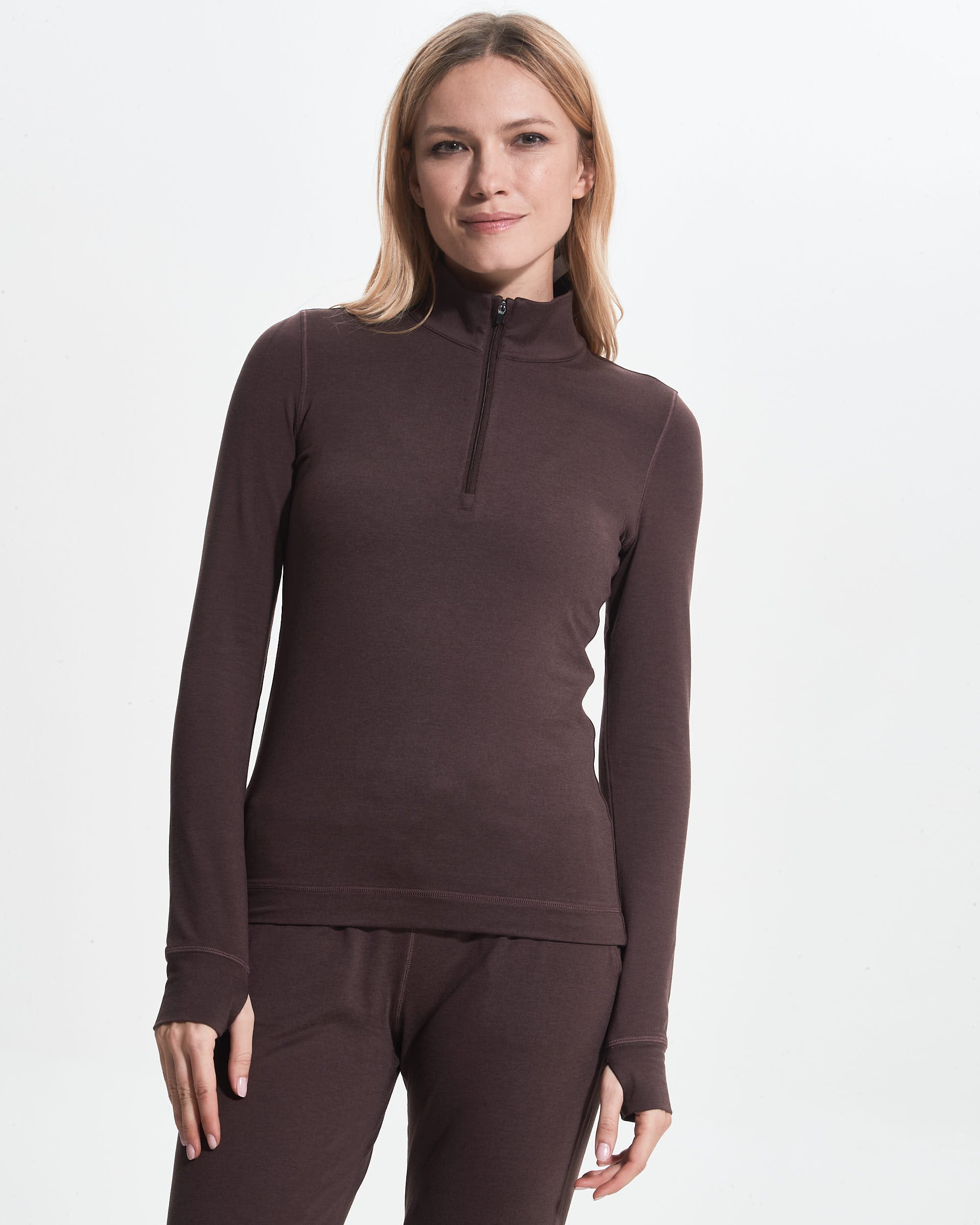 AptySoft™ Fitted Half Zip