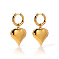 EMMA HEART HOOP EARRING ARR
