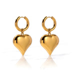 EMMA HEART HOOP EARRING ARR