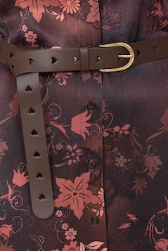 Abito chemisier fantasia sfumata con cintura elegante No-nà per un look unico