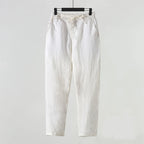 Pantaloni di Lino alla Caviglia
