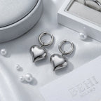 EMMA HEART HOOP EARRING ARR
