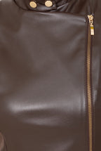 Abito ecopelle con zip No-nà - Stile sostenibile e moderno