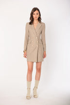 Abito doppiopetto gessato con filo lurex elegante per occasioni speciali