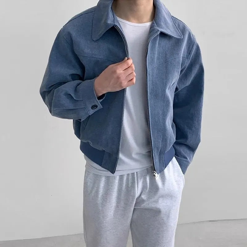 Giacca Elegante in finta pelle di Camoscio