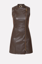 Abito ecopelle con zip No-nà - Stile sostenibile e moderno