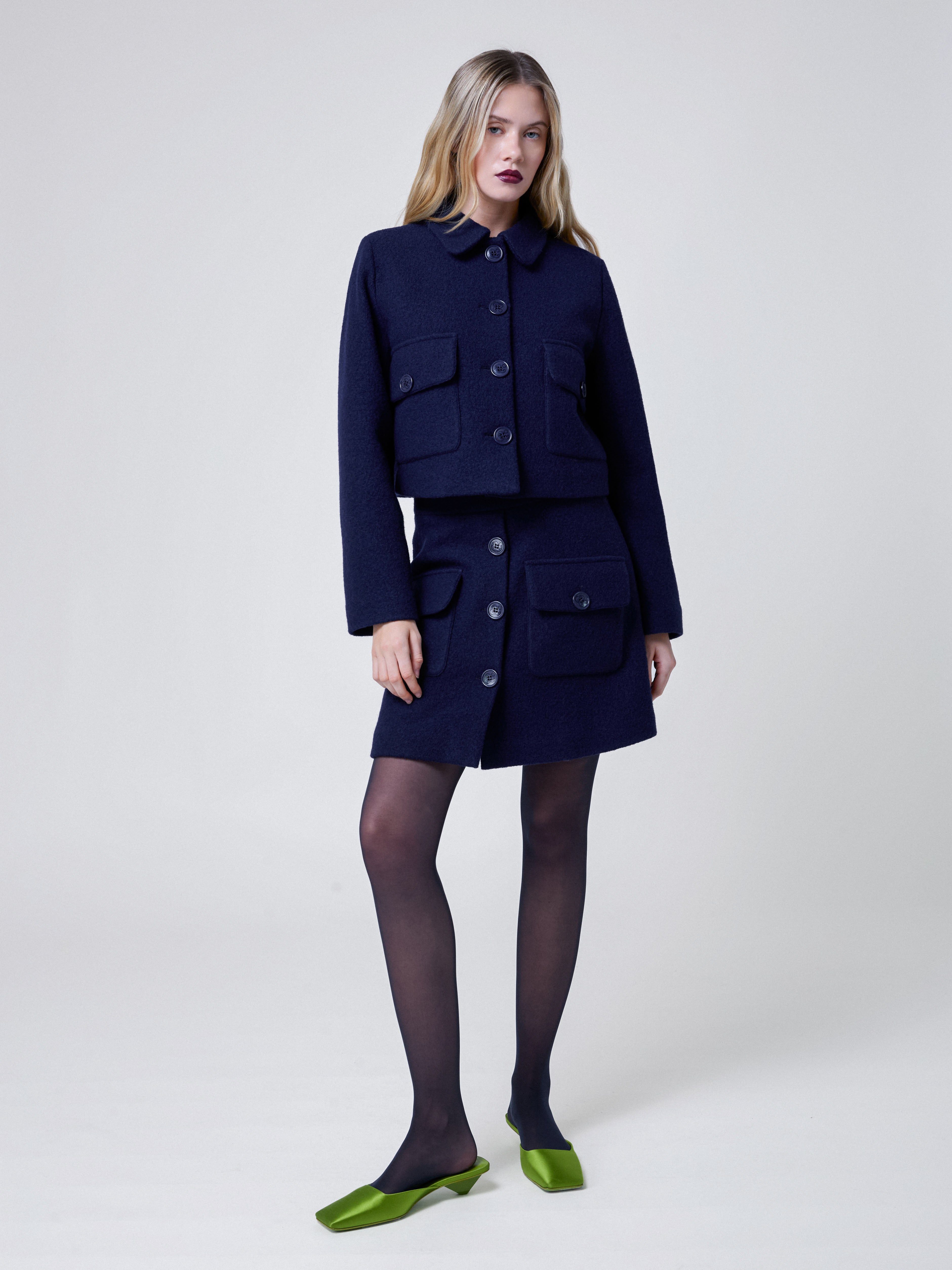 Ursula Jacket Blue Quartz