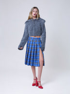 Lexi Pleated Skirt Check