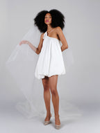 Leah Dress Lucent White