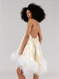 Georgia Dress Sparkling Champagne