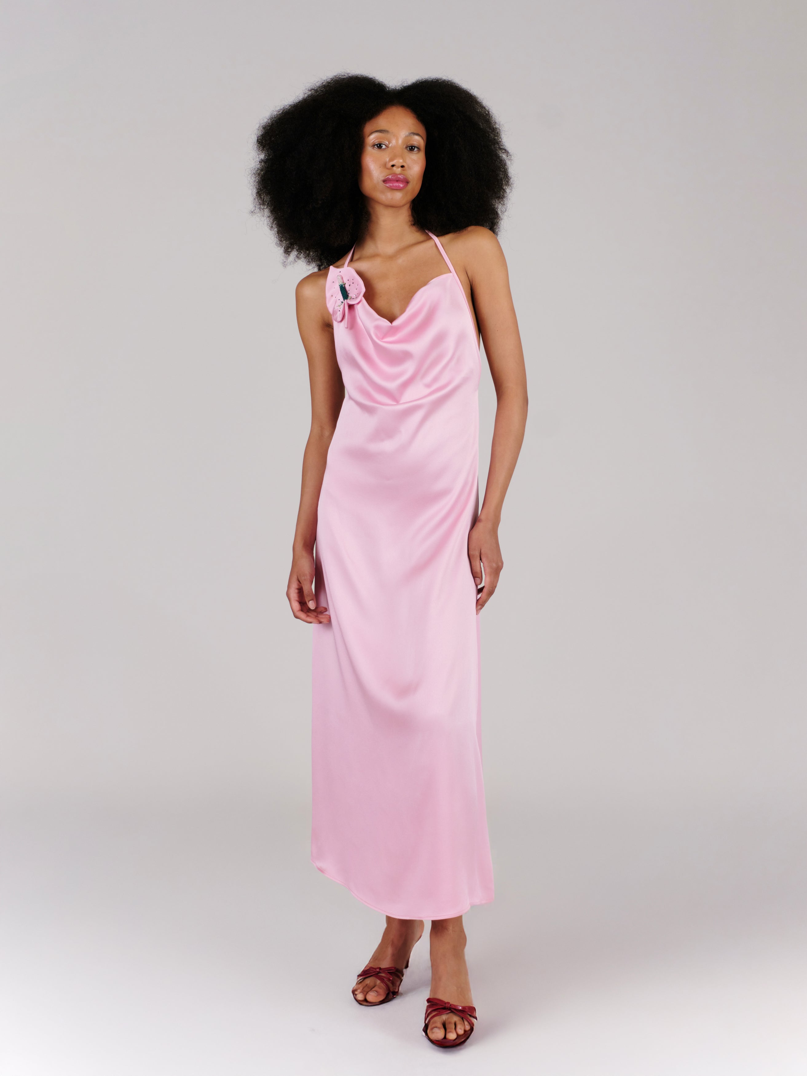 Rachel Dress Crystal Pink