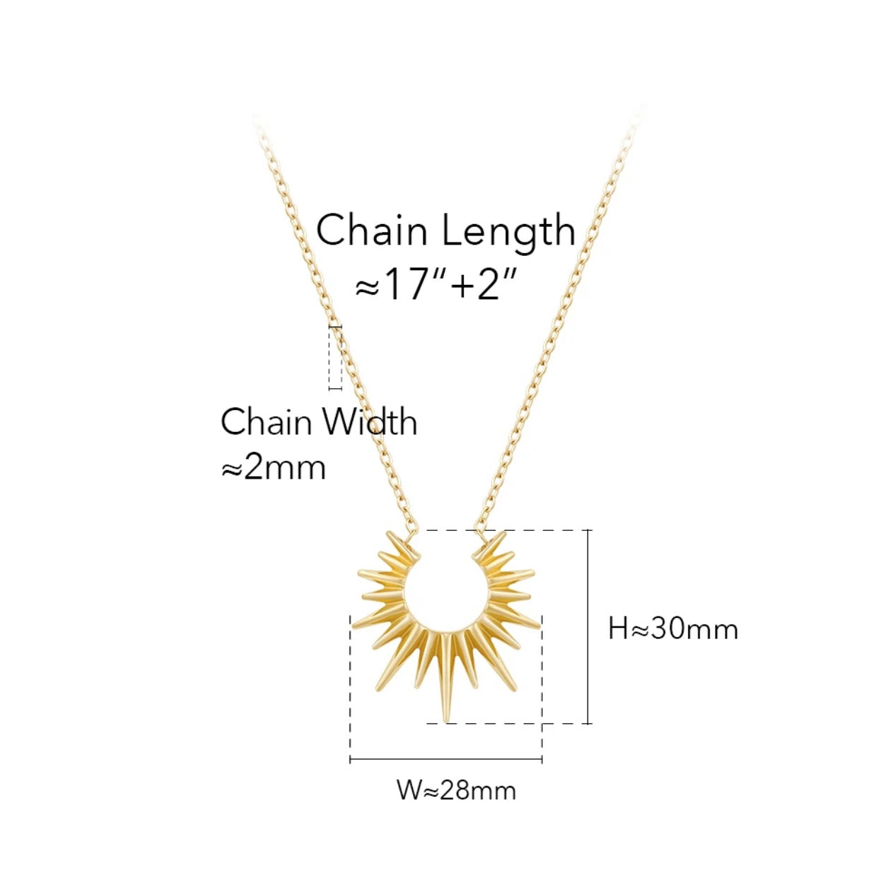 Sun Star Necklace