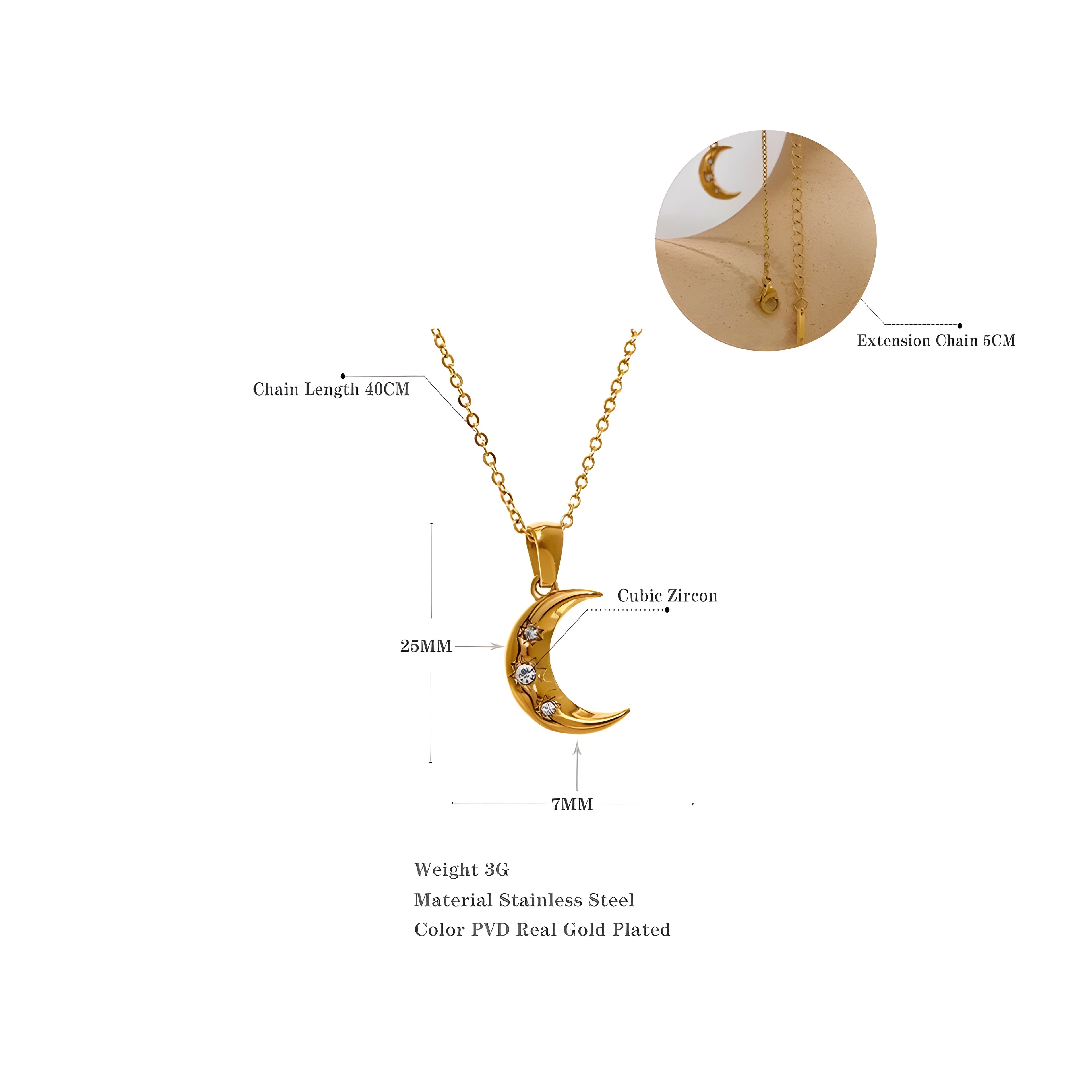 Moon Necklace
