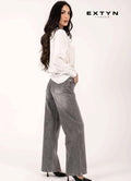 jeans palazzo grigio extyn