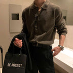 Cardigan con Colletto Uomo - Old Money®