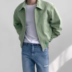 Giacca Elegante in finta pelle di Camoscio