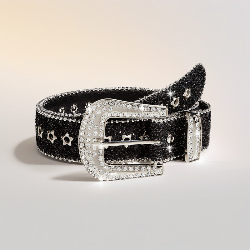 Cintura Jewel-Wide con Strass – High Fashion Style