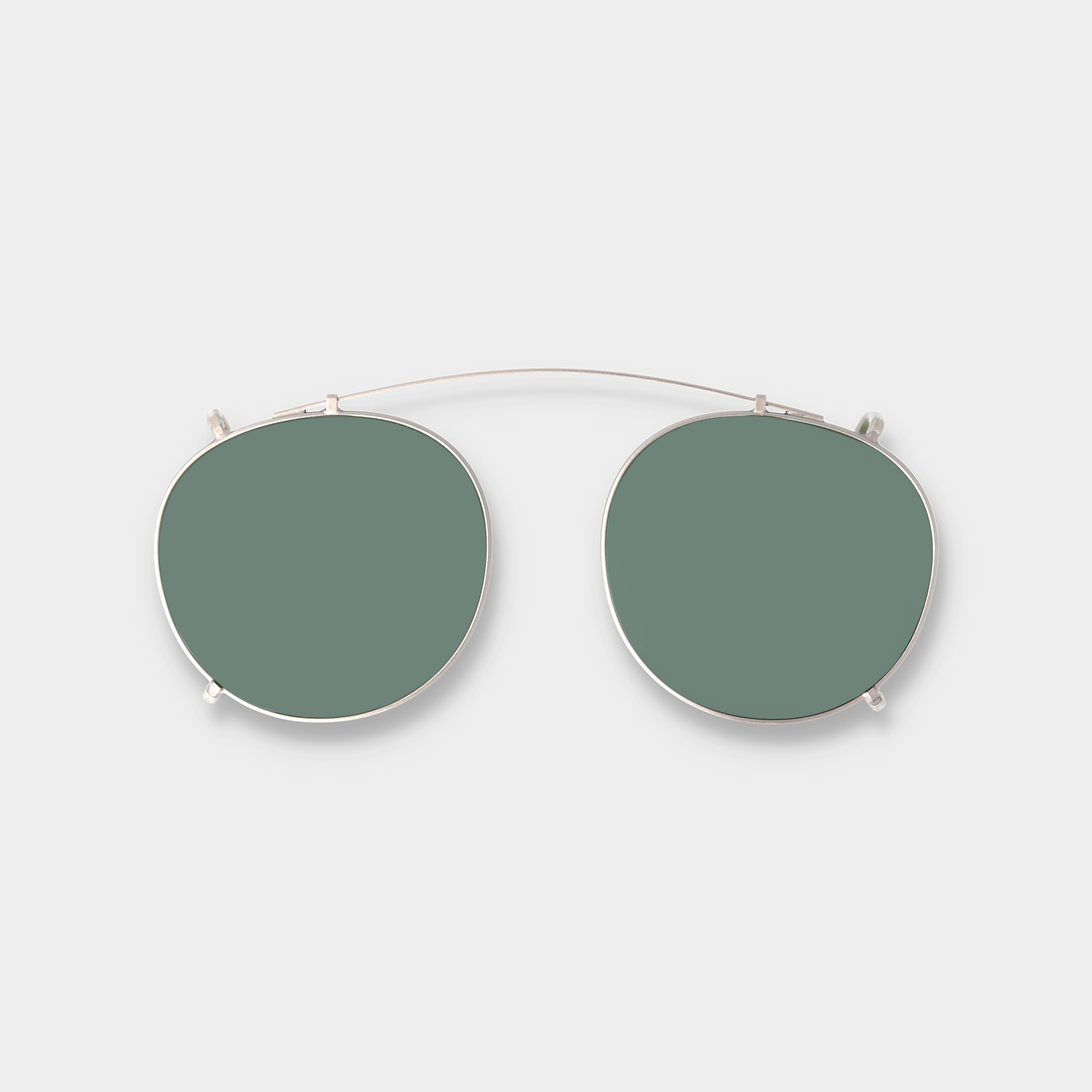 Clip Silver | Bottle Green