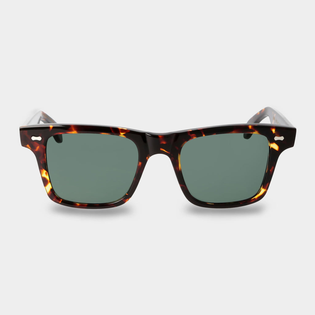 Denim Eco Dark Havana | Bottle Green