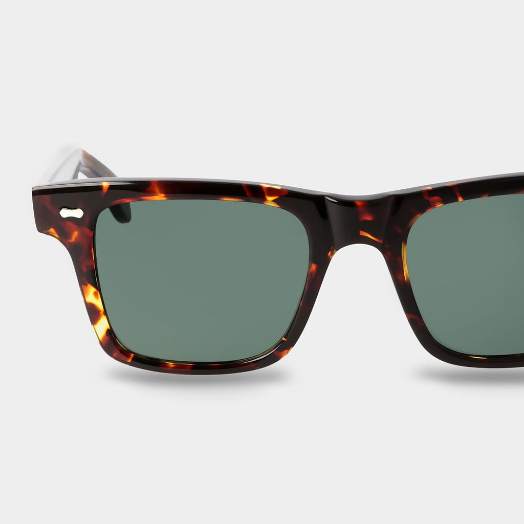 Denim Eco Dark Havana | Bottle Green