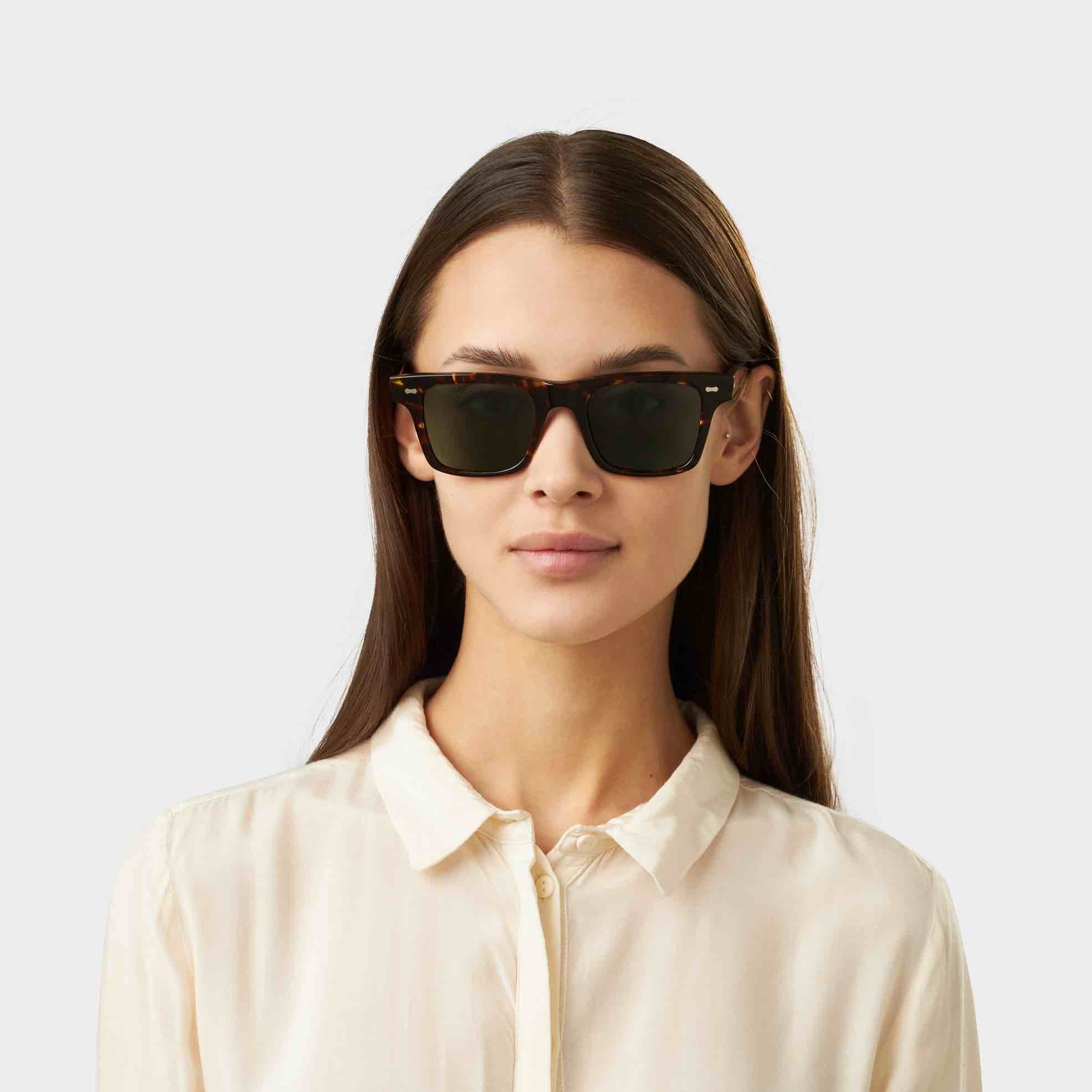Denim Eco Dark Havana | Bottle Green
