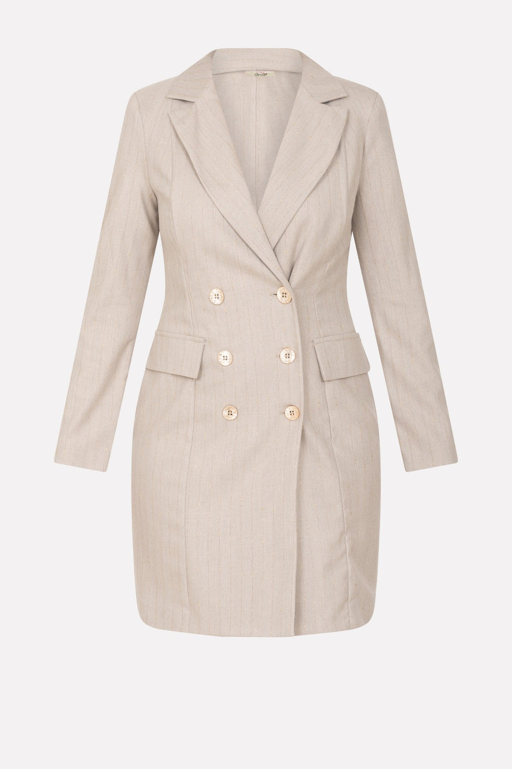 Abito doppiopetto gessato con filo lurex elegante per occasioni speciali