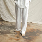 Set Lino Coordinato Camicia e Pantalone Uomo