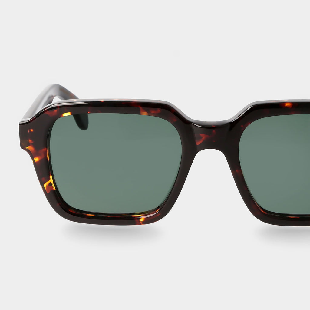 Lino Eco Dark Havana | Bottle Green