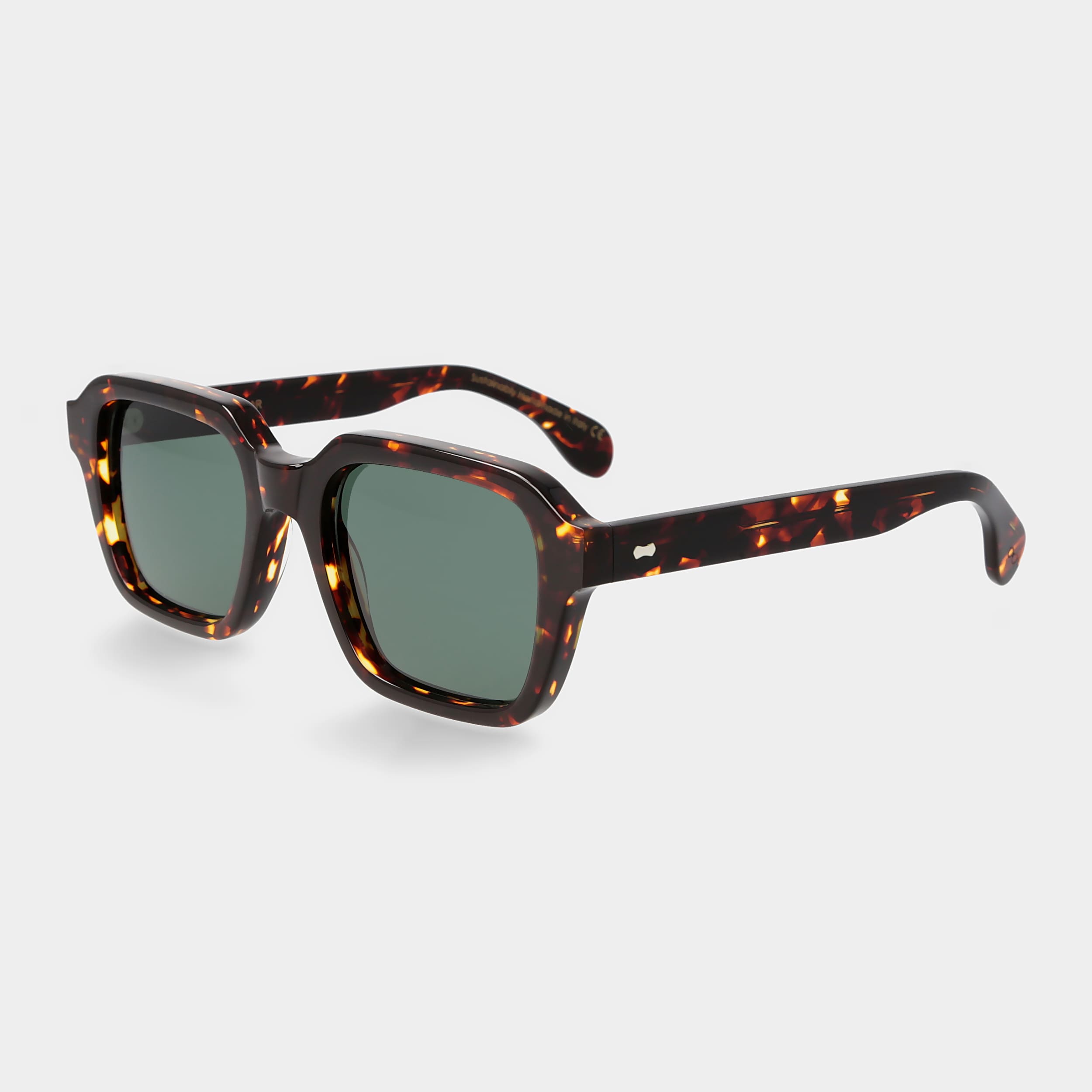 Lino Eco Dark Havana | Bottle Green