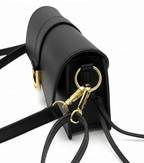 Livorno – Italian Leather Shoulder Bag – Black