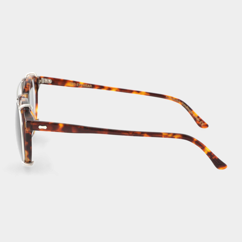 Pleat Eco Spotted Havana | Tobacco