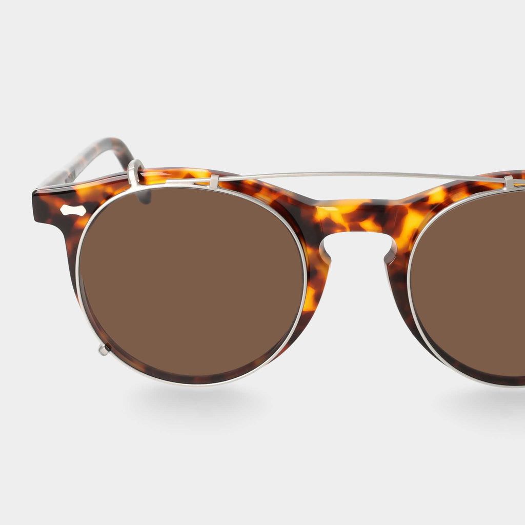 Pleat Eco Spotted Havana | Tobacco