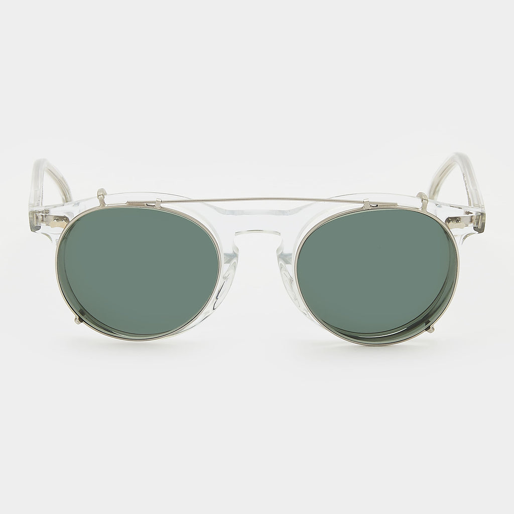 Pleat Eco Transparent | Bottle Green