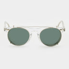 Pleat Eco Transparent | Bottle Green