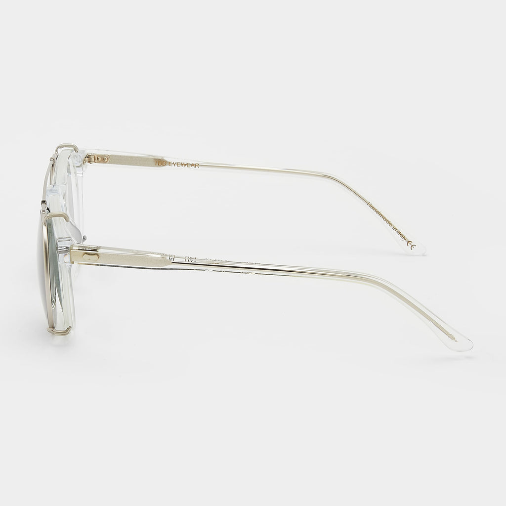 Pleat Eco Transparent | Bottle Green