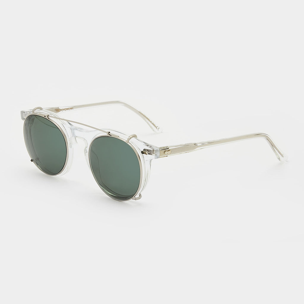 Pleat Eco Transparent | Bottle Green