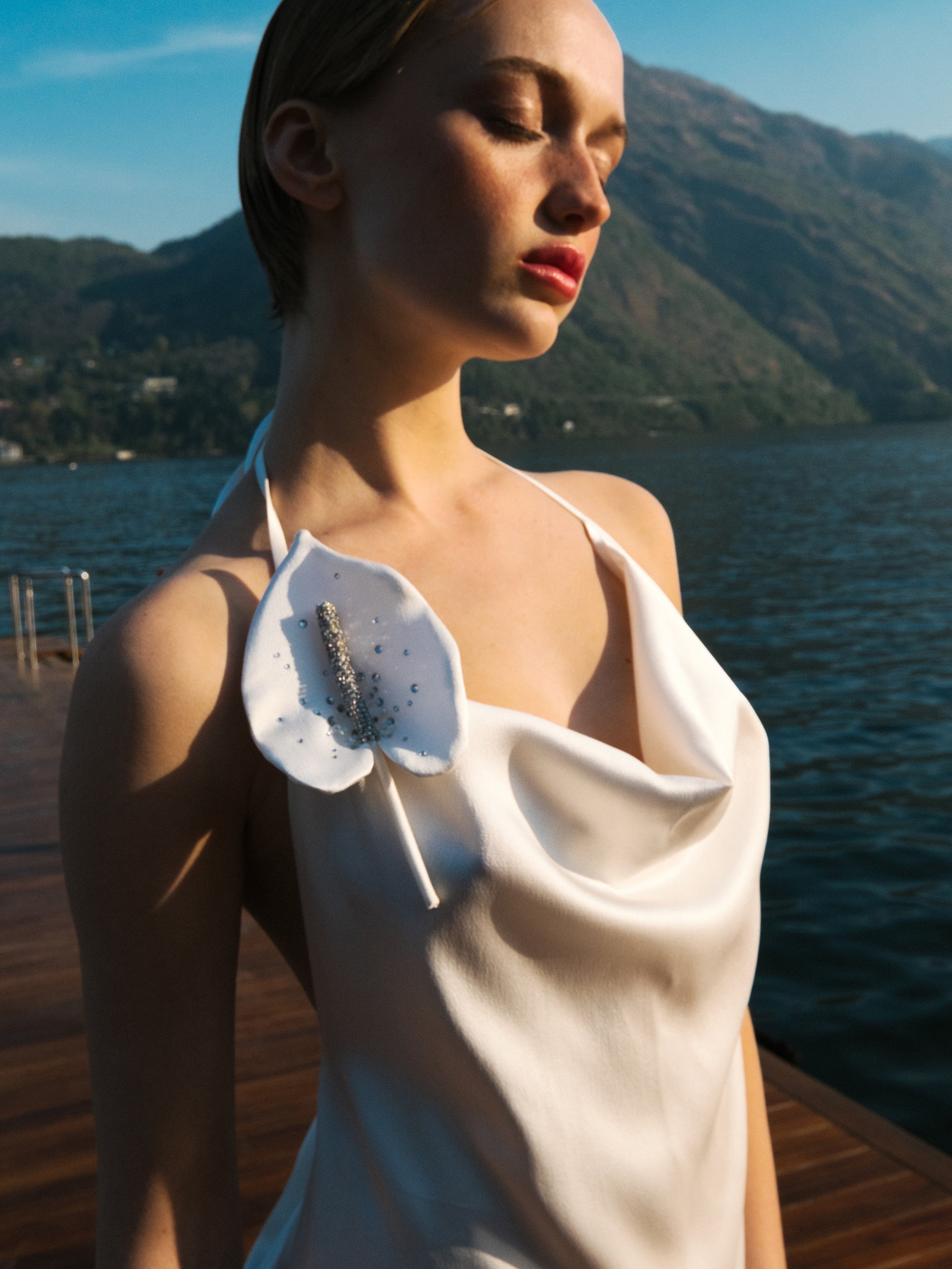 Rachel Dress Lucent White