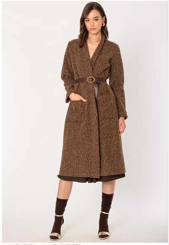 Cappotto con cintura No-nà: Eleganza e Comfort per l'Inverno