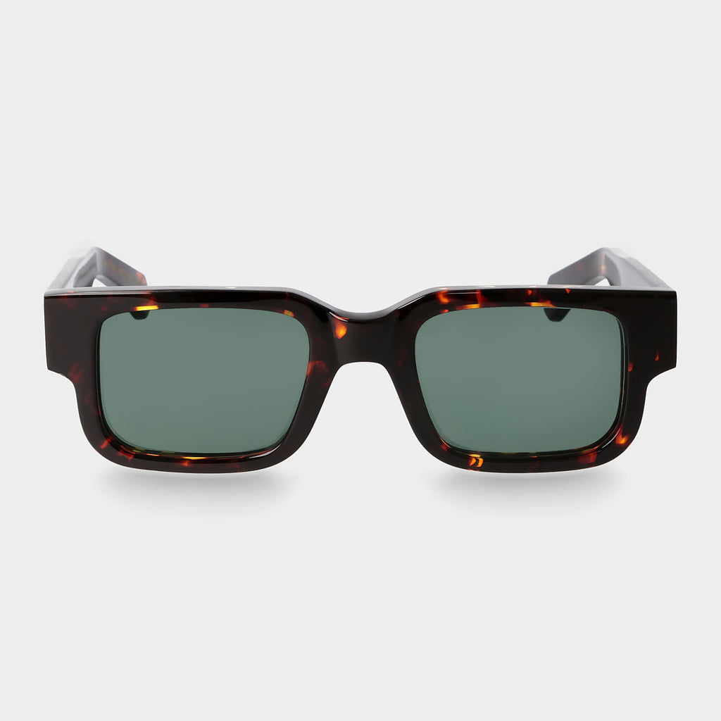 Silk Eco Dark Havana | Bottle Green