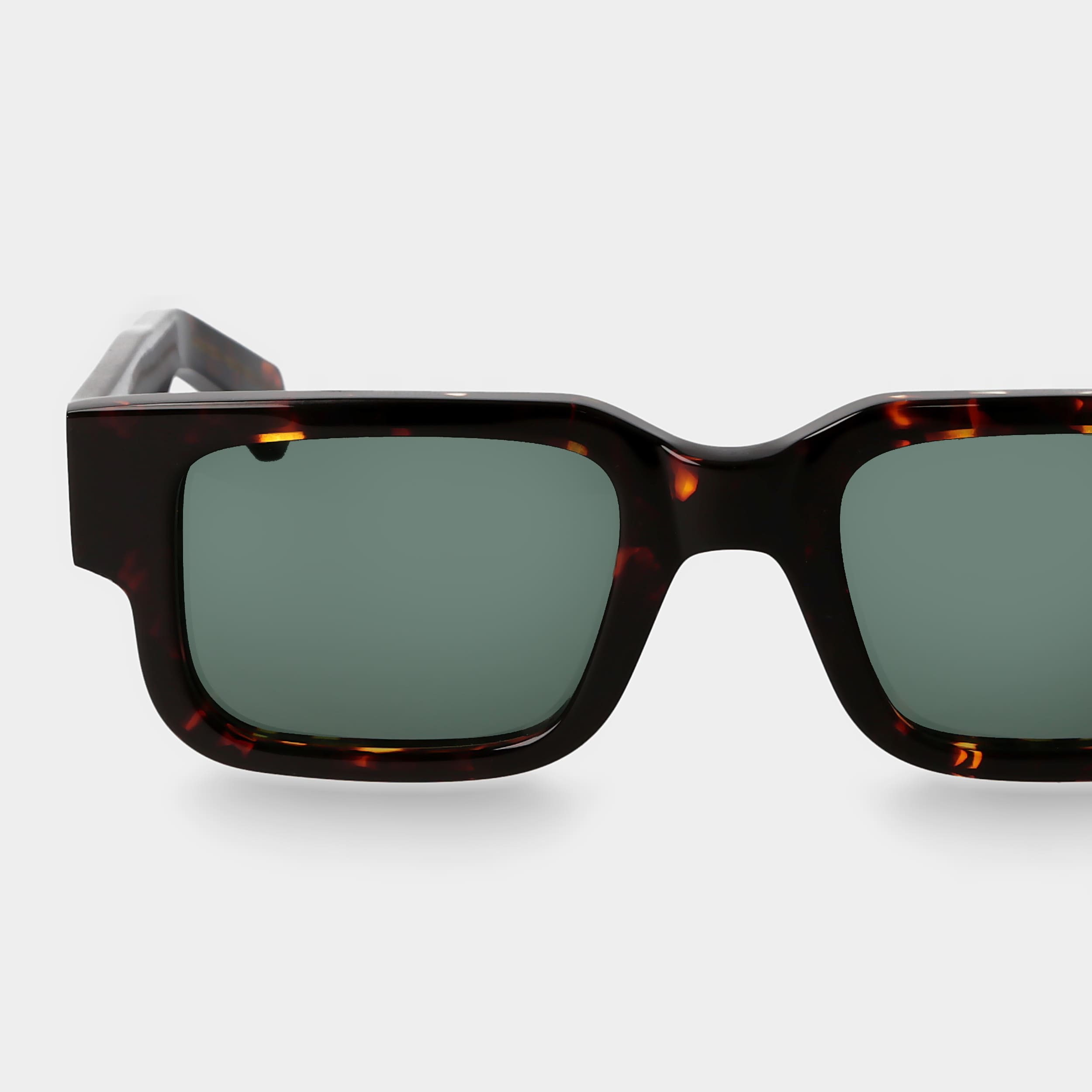 Silk Eco Dark Havana | Bottle Green